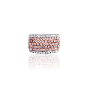 7-Row Diamond Band Ring