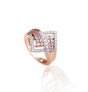 Ribbon Diamond Ring