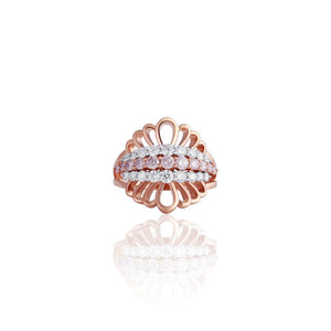 Art Deco Pink Diamond Ring