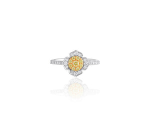 Diamond Flower Ring