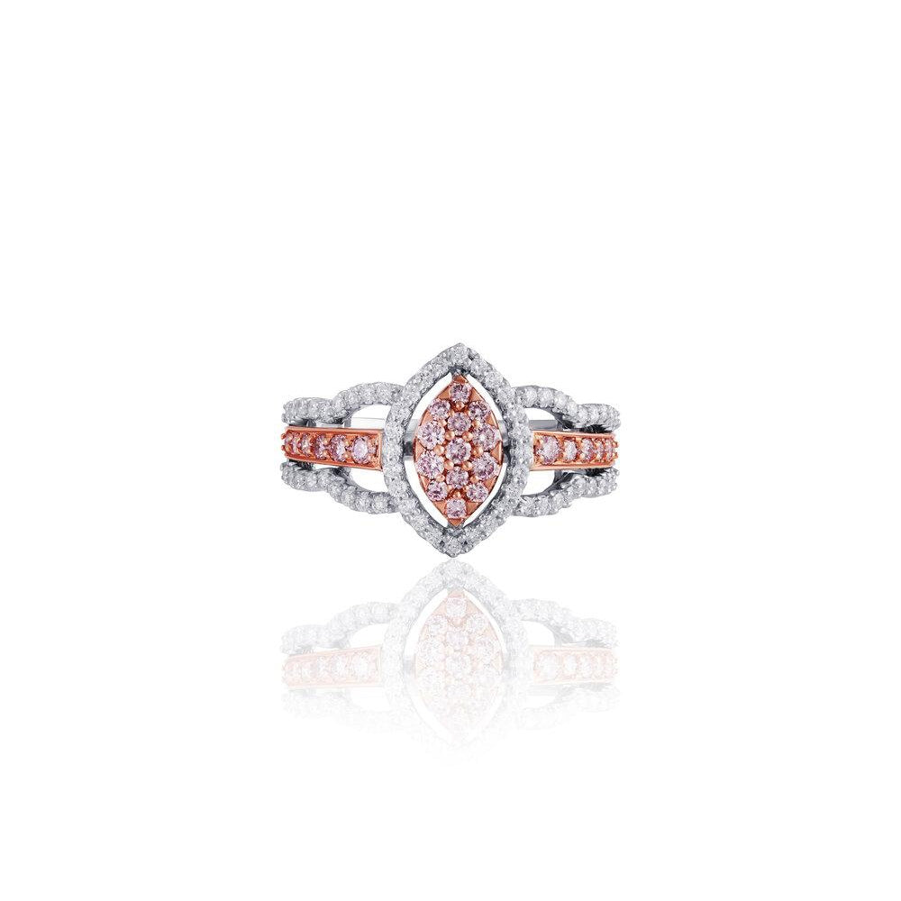 Marquise Diamond Cluster Ring